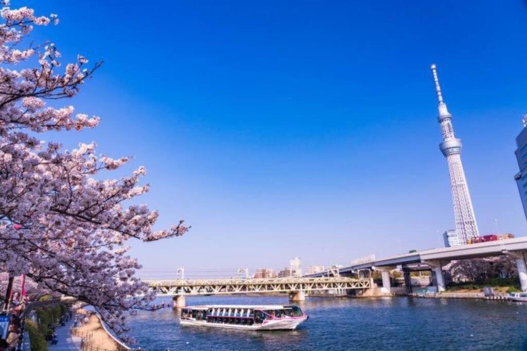 503 Oshiage Sta 3Mins Walk! Wi-Fi & Elevator 4Pax Lejlighed Tokyo Eksteriør billede