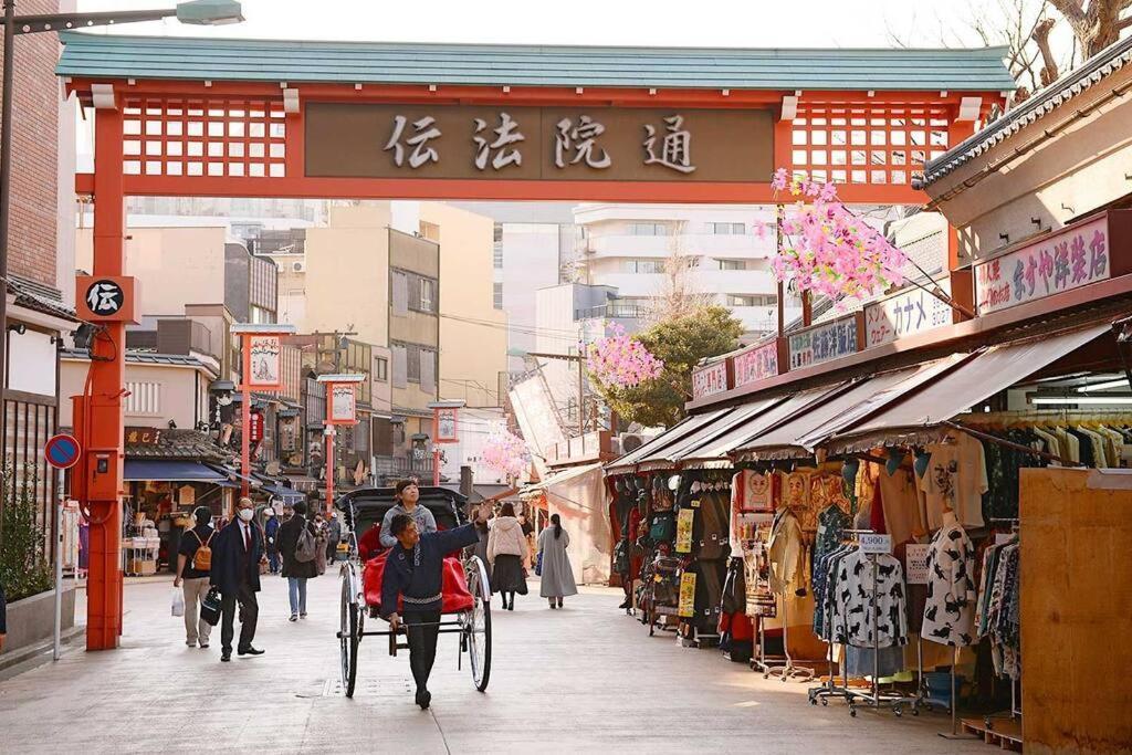 503 Oshiage Sta 3Mins Walk! Wi-Fi & Elevator 4Pax Lejlighed Tokyo Eksteriør billede