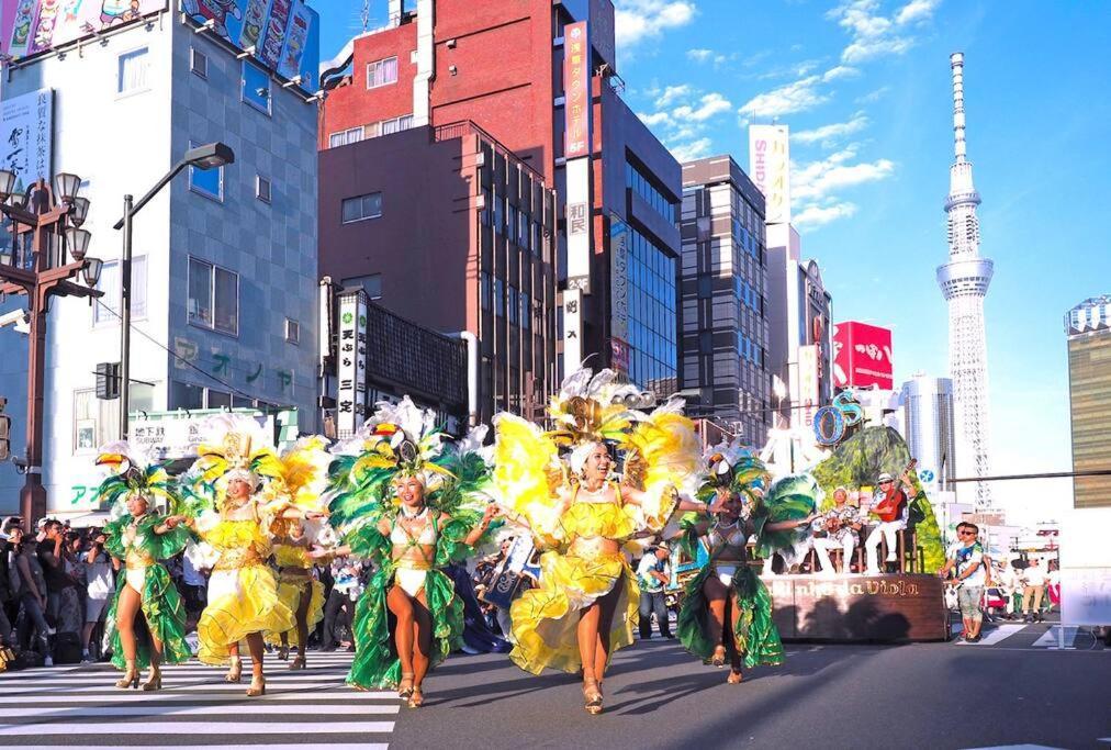 503 Oshiage Sta 3Mins Walk! Wi-Fi & Elevator 4Pax Lejlighed Tokyo Eksteriør billede